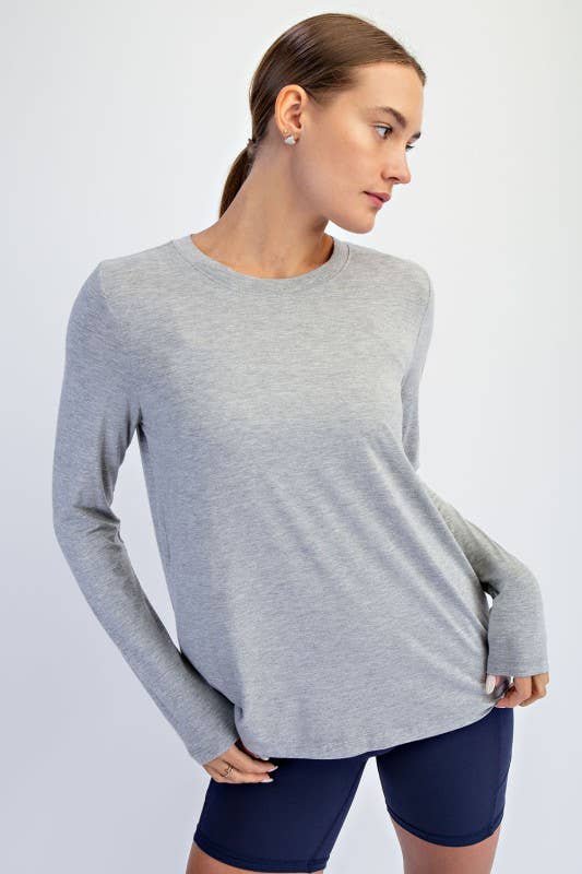 Long Sleeve Viscose Modal Top