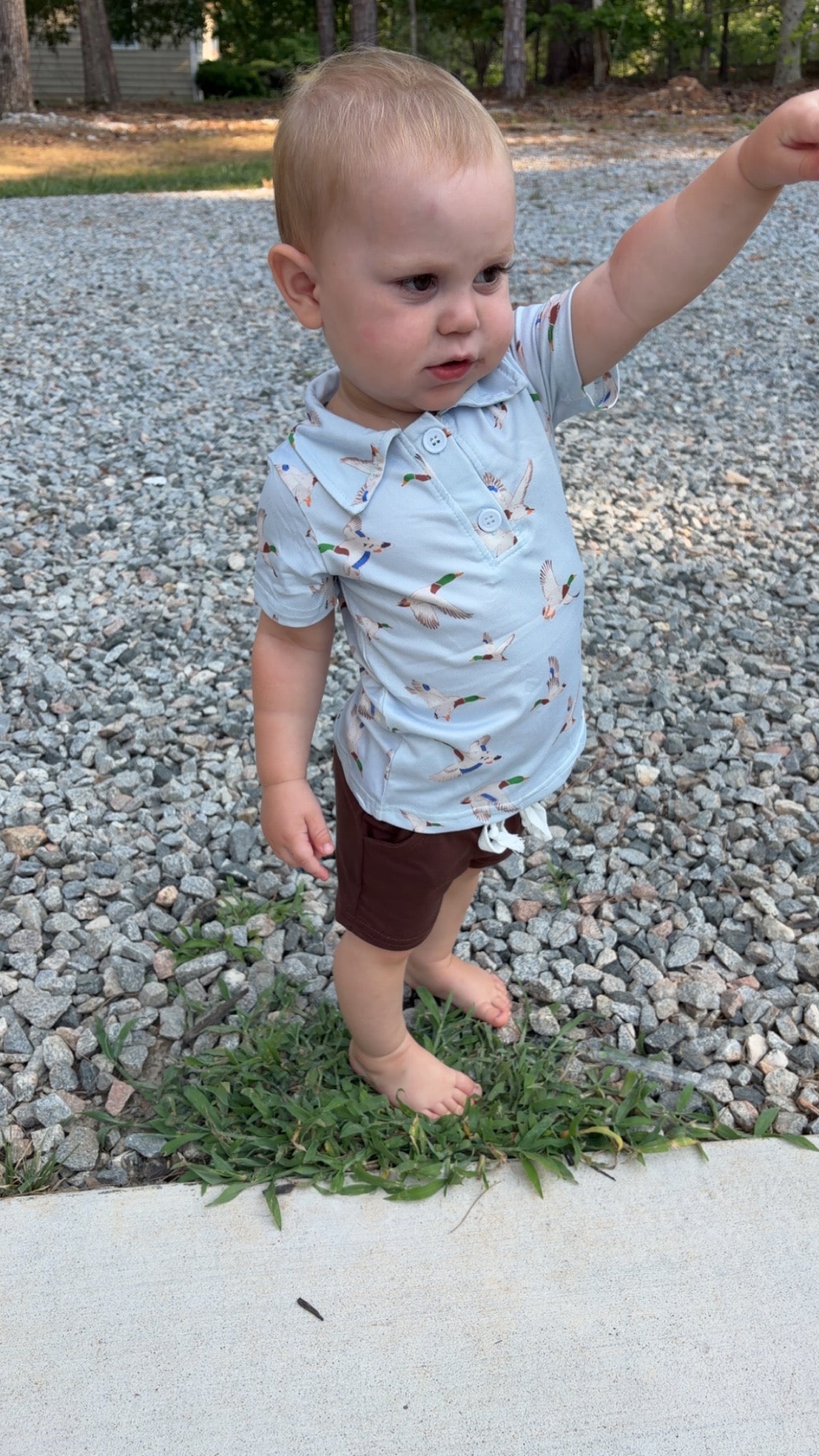Boys - Duck Shorts Set