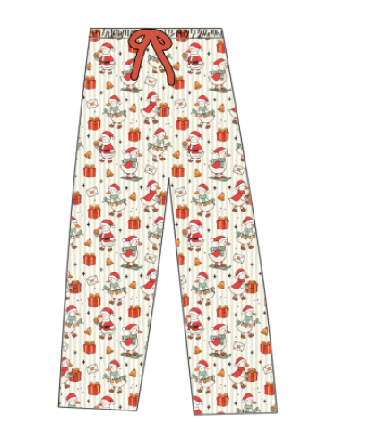Silly Goose Christmas Bamboo Adult Pants