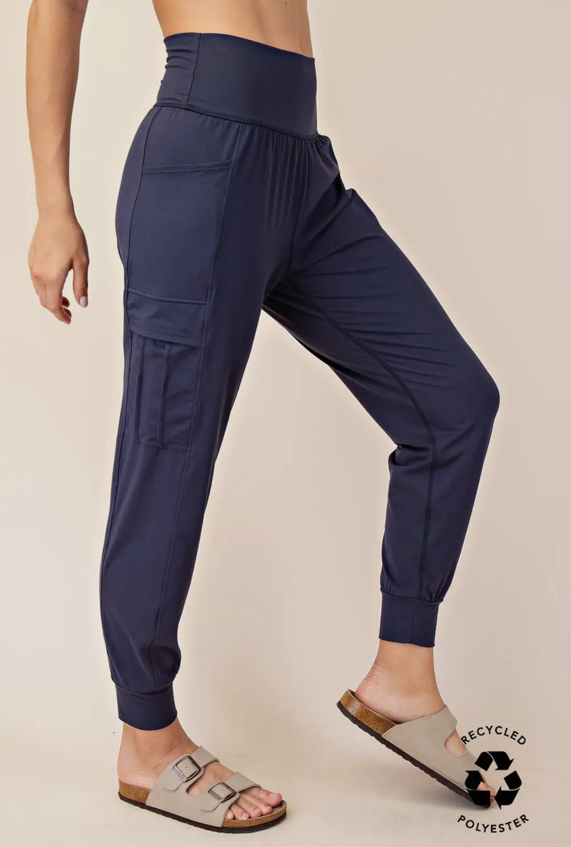 Butter Joggers with Side Pockets — S