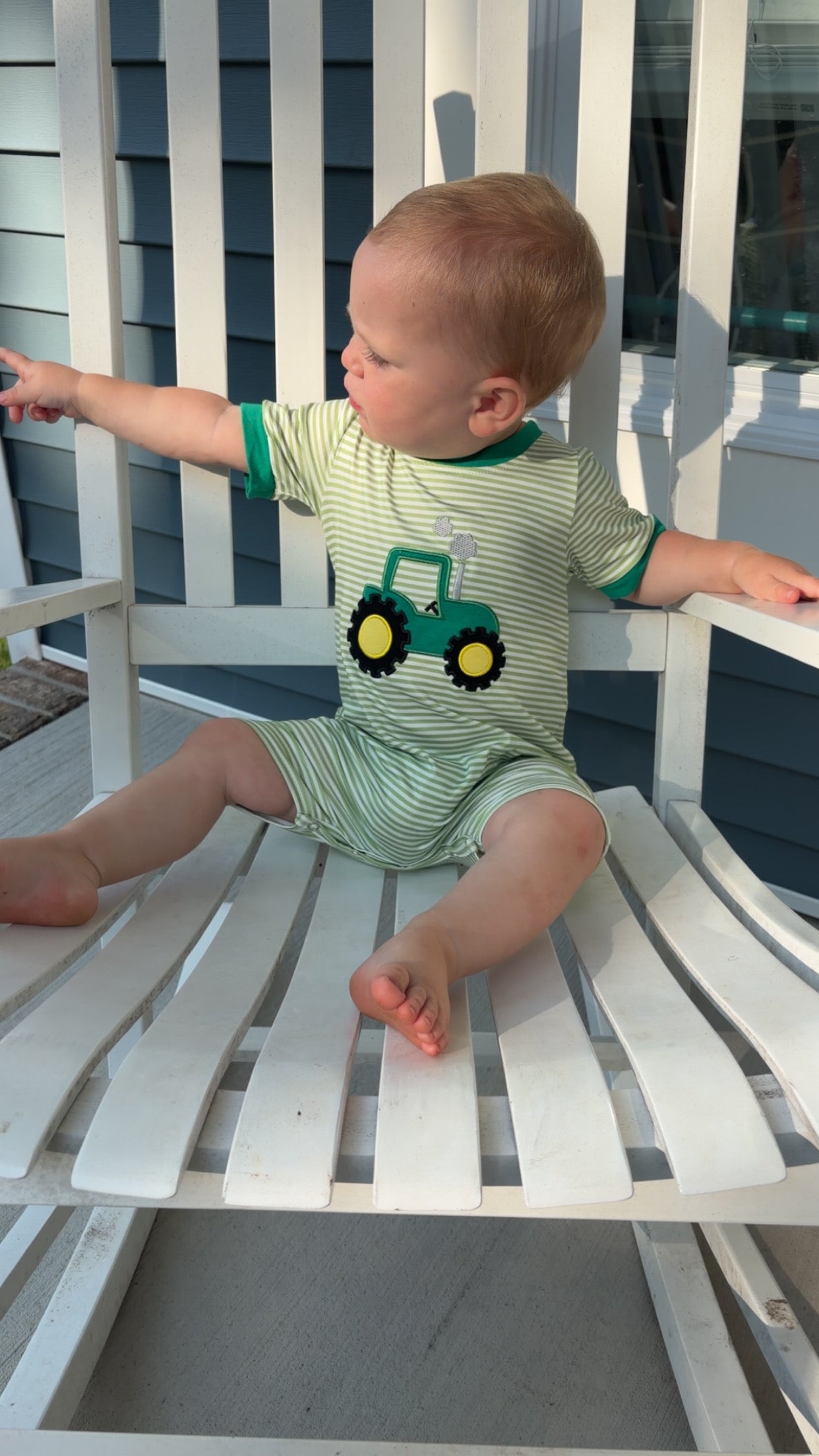 Boys - Tractor Romper