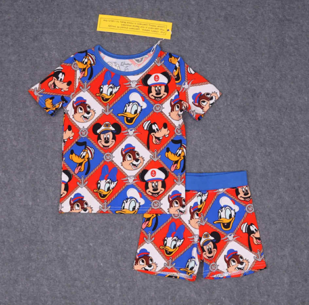 Captain Mickey Short Sleeve & Shorts Set