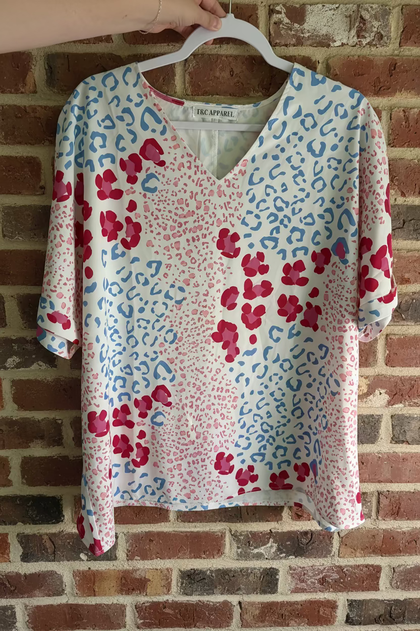 Colorful Cheetah Top — XL