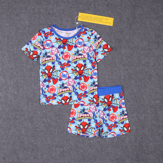 12/18 M - Web Shooter Short Sleeve & Shorts Set