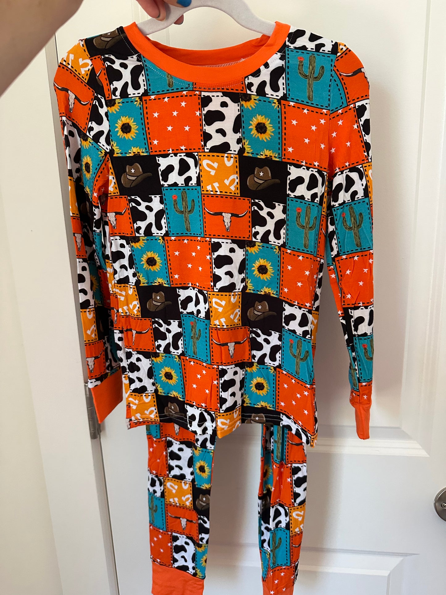 Sunflower Cowgirl Long Sleeve 2PC Set