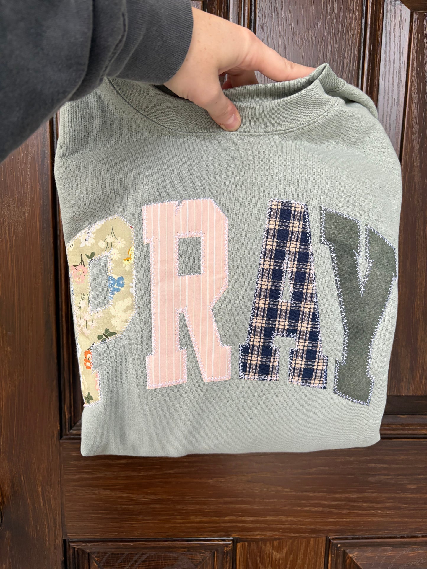 PRAY Sweatshirt — Sage