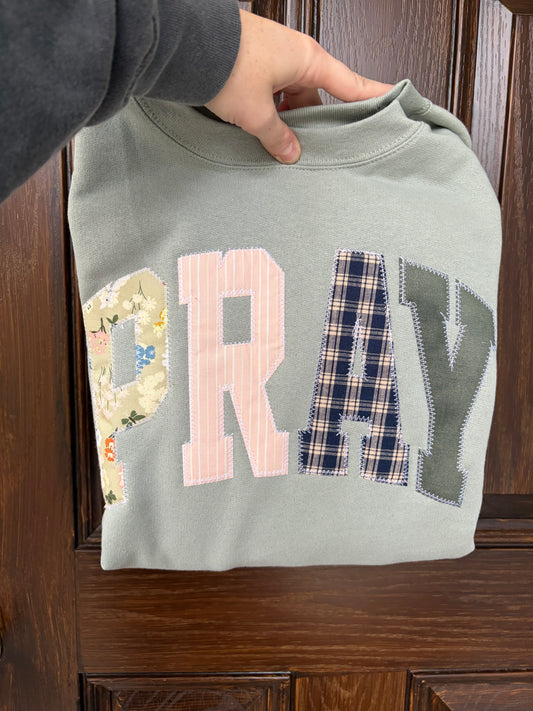 PRAY Sweatshirt — Sage