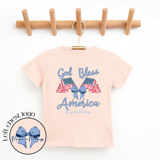 God Bless America Kids T-Shirt | Patriotic