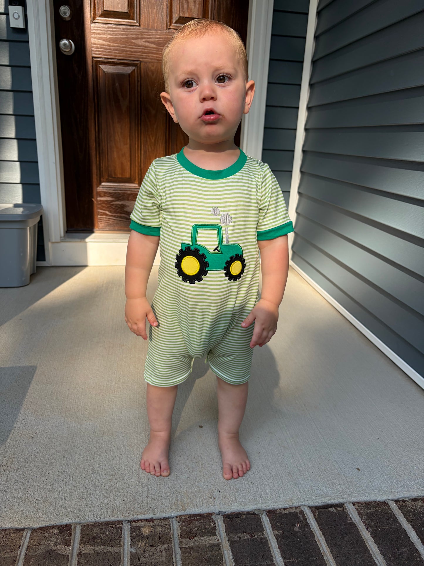 Boys - Tractor Romper