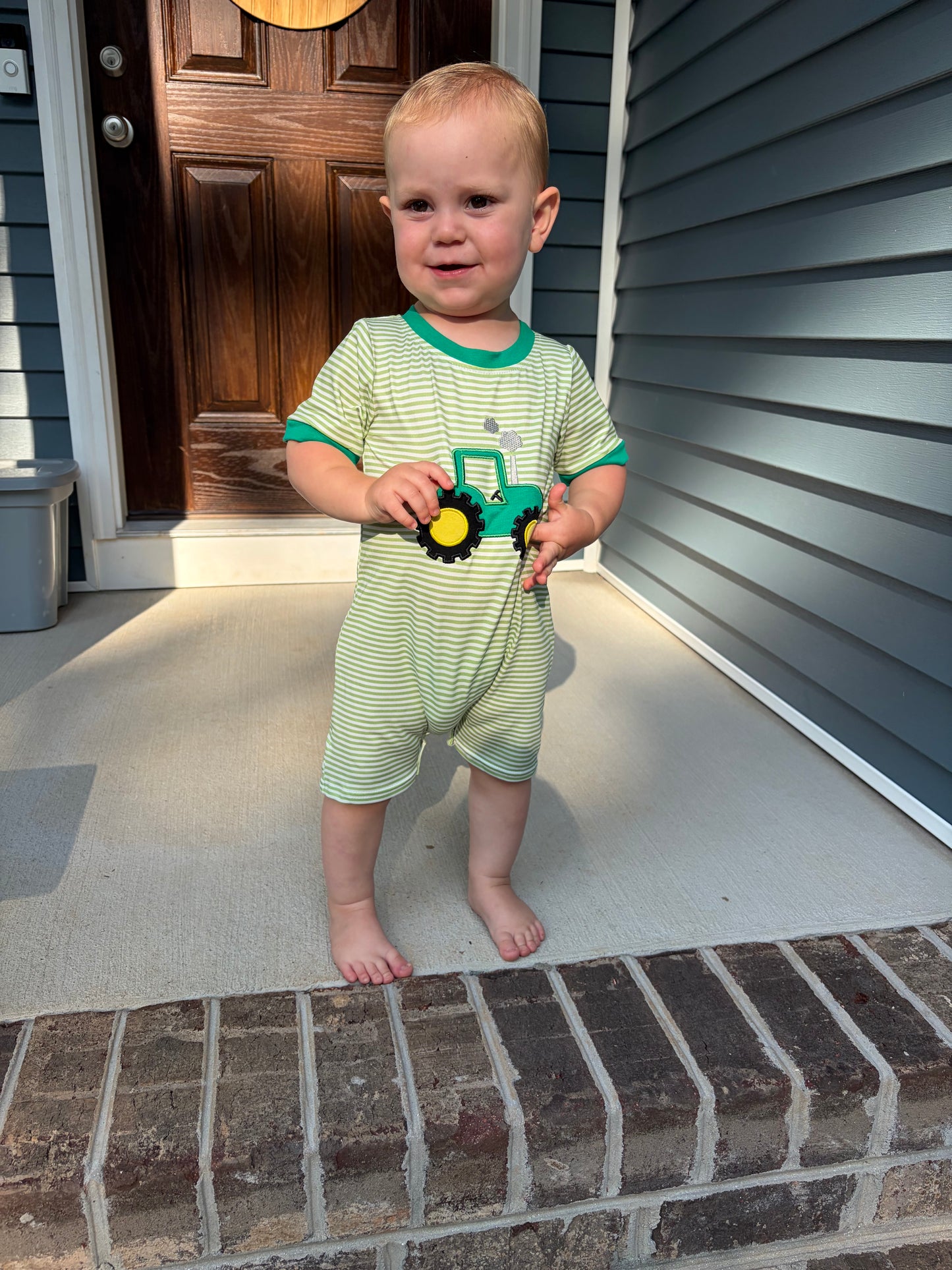 Boys - Tractor Romper