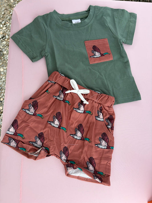 Boys - Mallard Shorts Set