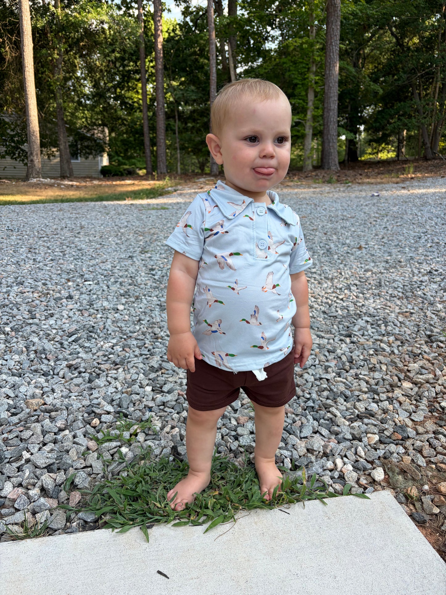 Boys - Duck Shorts Set