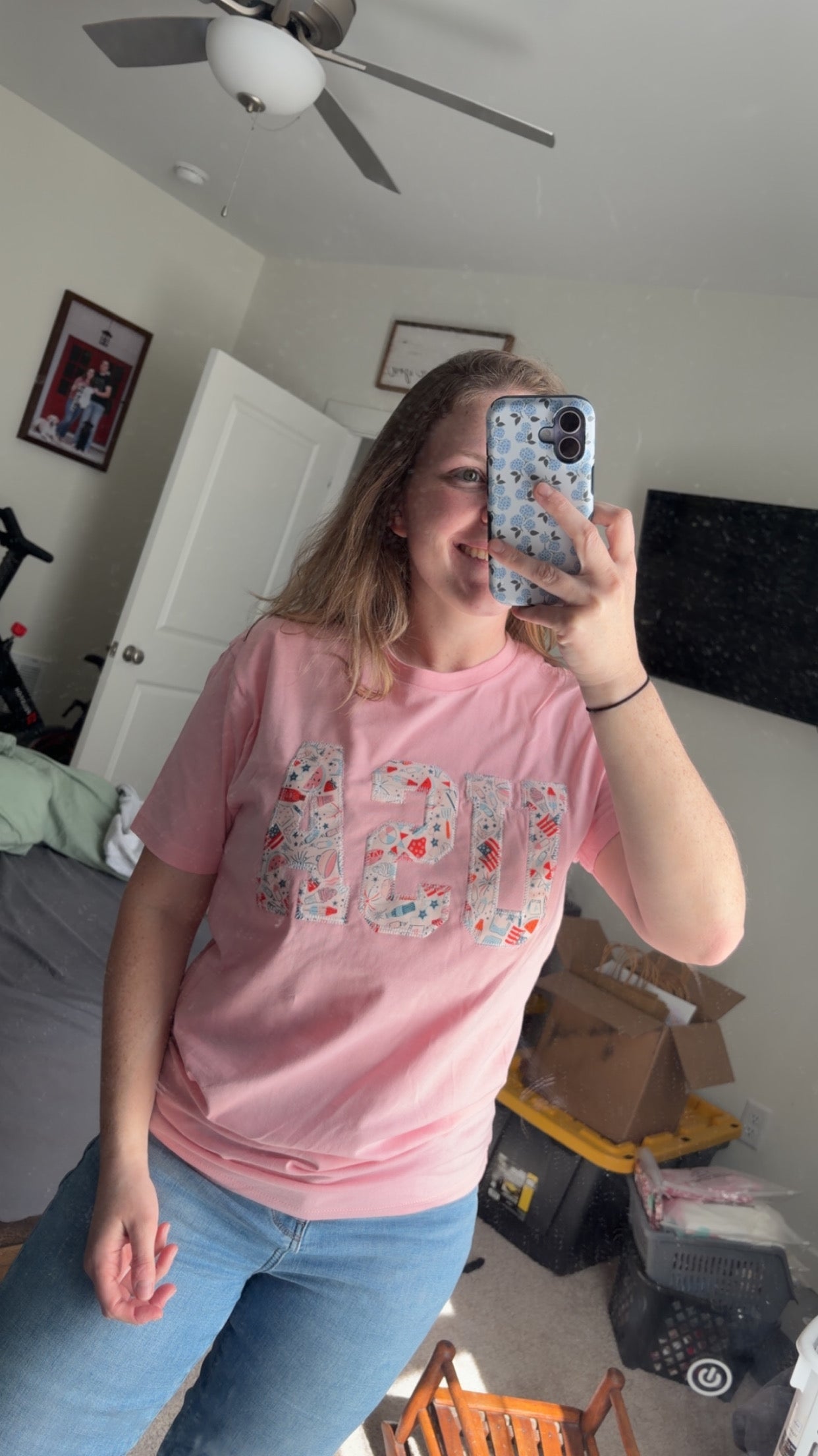 Pink USA Short Sleeve