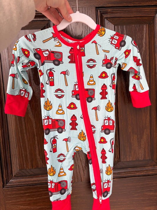 Blue Fire Truck ZIPPY