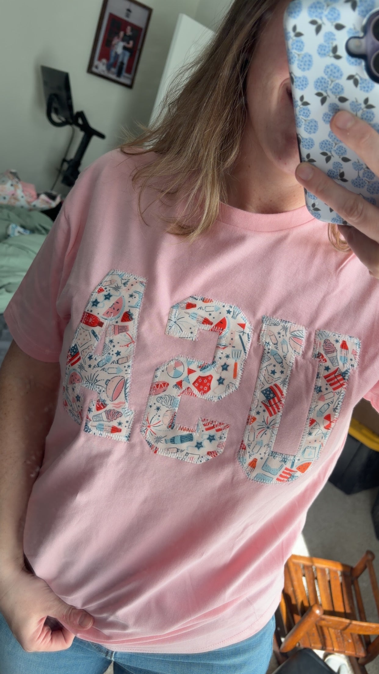 Pink USA Short Sleeve