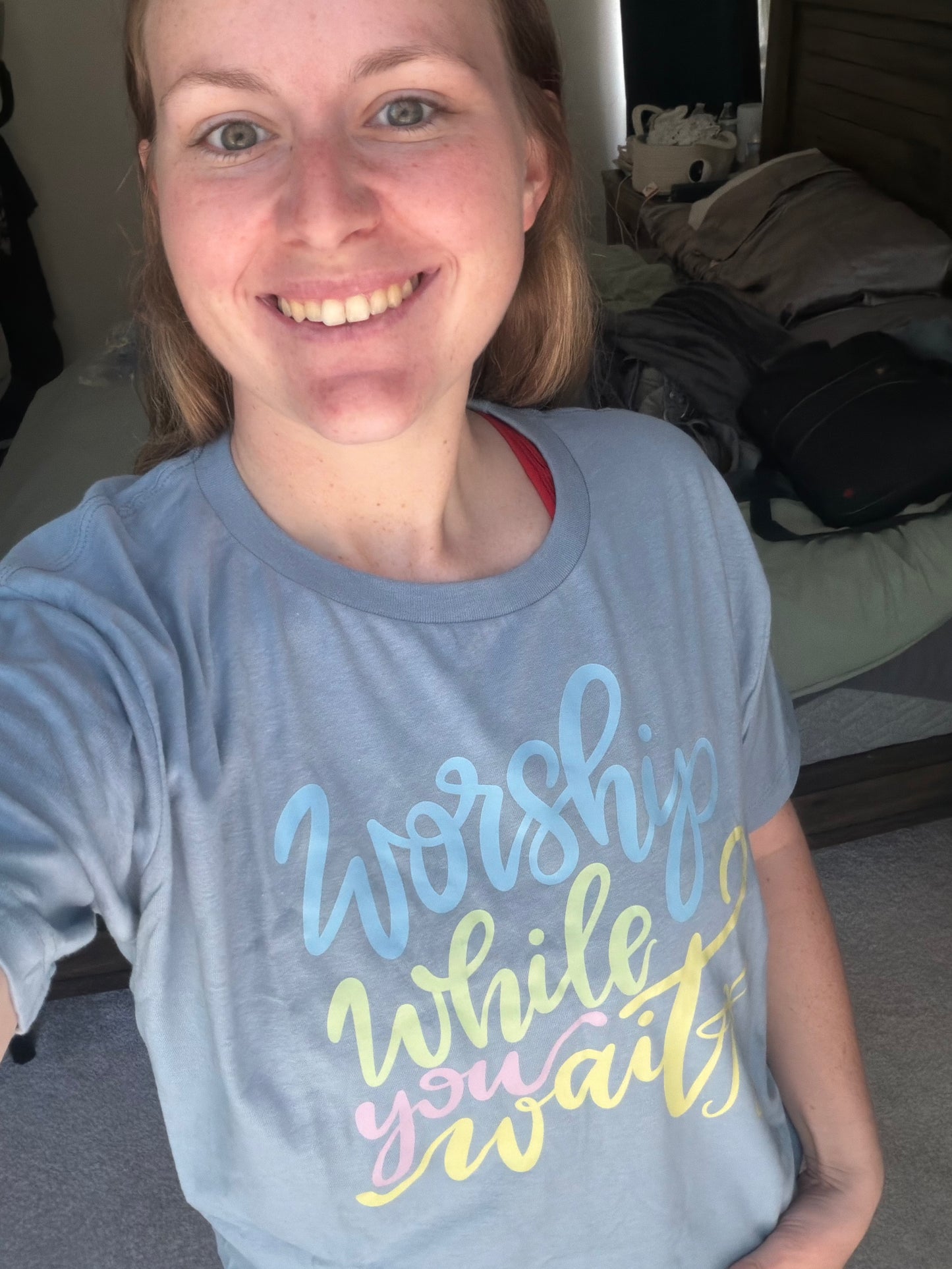 Worship While You Wait Tee