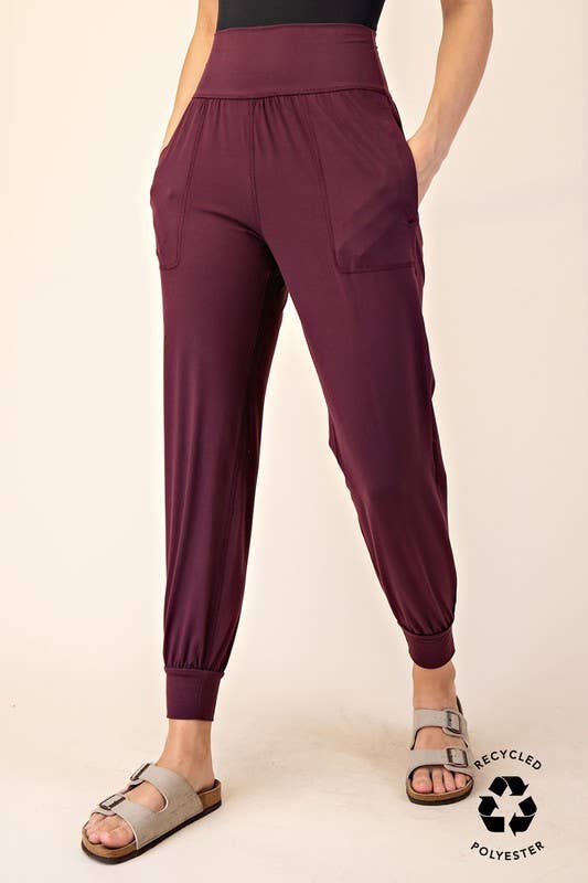Butter Soft Solid Jogger with Pockets - Plus Size