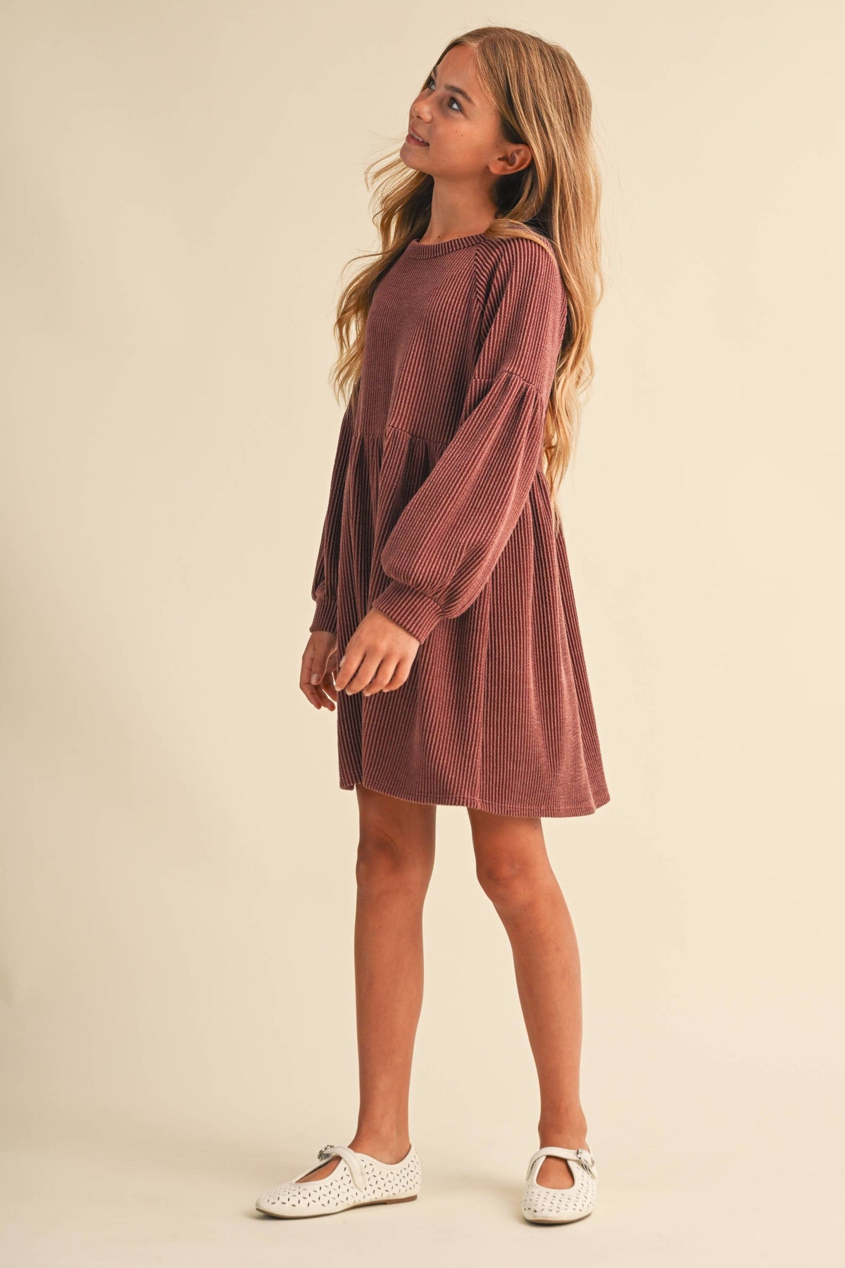 TWEEN BABYDOLL KNIT DRESS