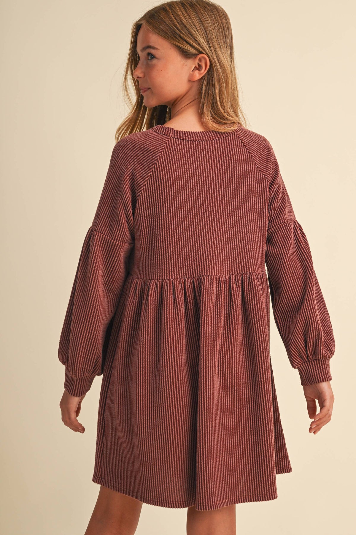 TWEEN BABYDOLL KNIT DRESS